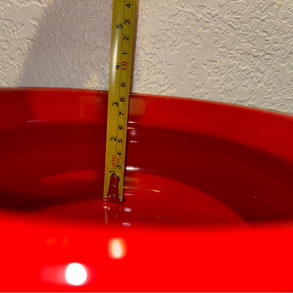 De Silva Italy Large Baking Casserole Dish Red Terracotta Pot with Lid - Picture 14 of 15